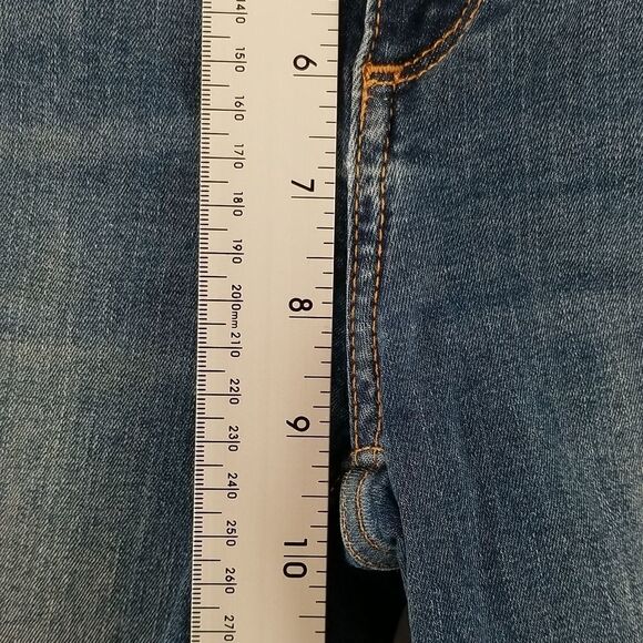 GAP Jeans Womens Size 28 Regular Blue Denim True Skinny Mid Rise 5 Pockets - Picture 7 of 12